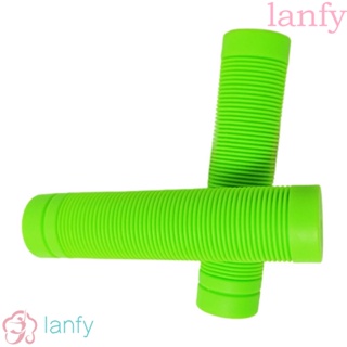 Lanfy ปลอกแฮนด์บาร์ แบบนิ่ม กันลื่น สําหรับรถจักรยาน สกูตเตอร์ BMX