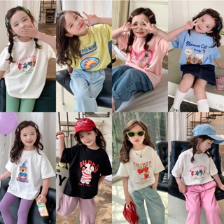 MAX BABY🐰พร้อมส่ง🐰เสื้อยืดเด็กผู้หญิง เสื้อเด็ก ลายการ์ตูนน่ารัก เนื้อผ้าคอตตอนนุ่มสวมใส่สบาย(732)