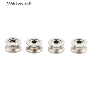 Aaairspecial ตลับลูกปืนเม็ดกลมร่องตัว U 624UU HCS ขนาด 4*13*7 มม. 4 ชิ้น