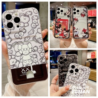 เคสโทรศัพท์มือถือ แบบนิ่ม ลายการ์ตูน Kaws พร้อมช่องใส่บัตร สําหรับ Spark 9T 8 8T 8P Spark 7 7T 7P 7 Pro Spark 6 Air Spark 6 GO 2020 2021