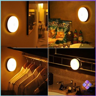 ให้ความสว่าง MahaThai โคมไฟหัวเตียง  0.6w  LED โคมไฟ ยึดผนังด้วยแม่เหล็ก ชาร์จ LED  Button night light