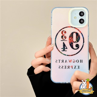 ปลอกเข้ากันได้สำหรับ iPhone 14 13 12 11 Pro Max X Xr Xs Max 8 7 Plus SE 2020 Ins Pink Gradient Laser Cool เคสโทรศัพท์เลเซอร์อะคริลิคใสป้องกันลายนิ้วมือฝาครอบป้องกันเรียบ