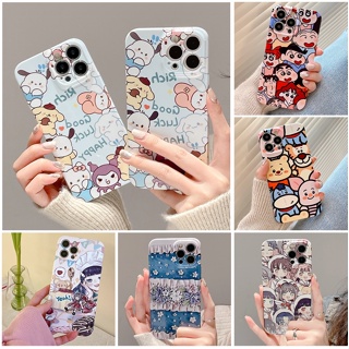 Oppo A77 A78 A5S A12 A3S A12E A7 A31 A5 A9 2020 F9 F11 5G เคสโทรศัพท์ ฟิล์มแข็ง เคสการ์ตูนน่ารัก