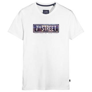 พร้อมส่ง ผ้าฝ้ายบริสุทธิ์ 7th Street เสื้อยืด รุ่น SLC001 T-shirt