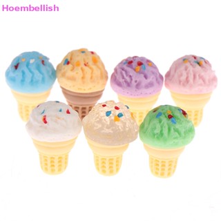Hoe&gt; ไอศกรีม ขนมหวาน เรซิ่น ขนาดเล็ก น่ารัก สําหรับตกแต่งบ้านตุ๊กตา 5 ชิ้น