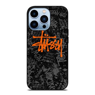 เคสโทรศัพท์มือถือ กันตก ป้องกัน ลาย Stussy Hawaii Pow สําหรับ IPhone 14 Plus 13 Pro Max 12 Mini X