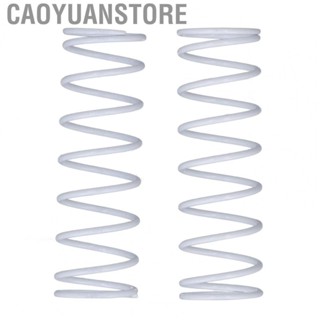 Caoyuanstore RC Front Shock Absorbers Spring  White Rust Proof Adjustable Shock Absorber Spring Iron  for 1/7 Cars