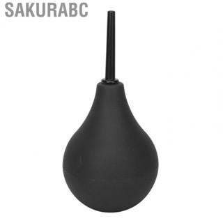 Sakurabc Anal Douche  Leakage Free Easy Operation Reusable Vaginal Cleaner Black  for Women