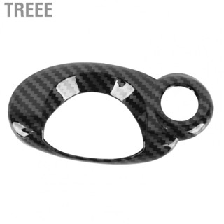 Treee Car Start Button Ring Cover  Car Ignition Switch Ring Cover Perfect Fit Smooth Surface Colorfast  for Vehicle