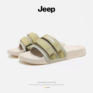 Jeep Jeep รองเท้าแตะลําลอง กันลื่น ทนต่อการเสียดสี เข้ากับทุกการแต่งกาย แฟชั่นใหม่ สําหรับผู้ชาย 2023