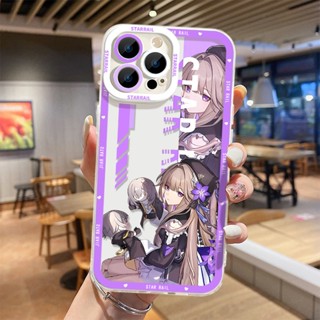 เคสโทรศัพท์มือถือซิลิโคน TPU ใส แบบนิ่ม ลาย Honkai Star Rail กันกระแทก สําหรับ IPhone 11 12 13 14 Pro Max 7 8 6s Plus X XS XR SE 2020 Mini