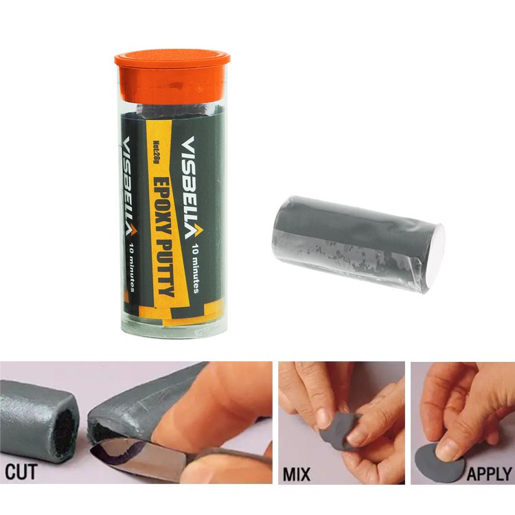 VISBELLA กาวดินน้ำมัน กาวepoxy กาวอุดรอยรั่ว ท่อแตก รอยร้าว ซ่อมท่อน้ำรั่ว แทงค์รั่ว อุดรอยต่อ กาวอุด