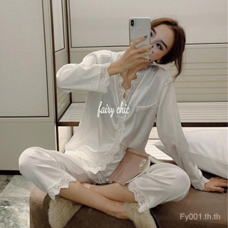 Ladies pajamas, short-sleeved thin pajamas, Korean sexy lace viscose fiber two-piece suit, sweet princess style leisure