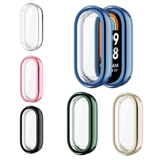 เคสซิลิโคนนิ่ม ป้องกันหน้าจอ สําหรับ Xiaomi Band 8 Xiomi MiBand 8 Mi Band8 MiBand8