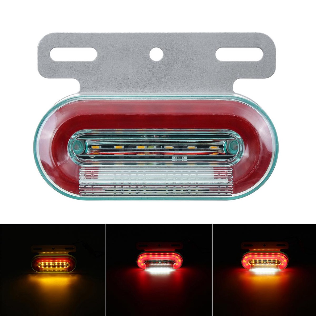 1PC 12LED 12V Flow LED Side Marker สัญญาณไฟแสดงสถานะสำหรับรถพ่วงรถบรรทุก