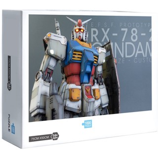 จิ๊กซอว์ปริศนา รูปกันดั้ม RX-78 ของเล่นเสริมการเรียนรู้ สําหรับเด็ก และผู้ใหญ่ ตกแต่งบ้าน