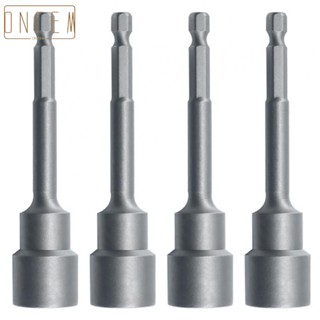 【ONCEMOREAGAIN】100mm Long 6mm-19mm Hexagon Nut Driver/Drill Bit Socket Wrench Extension Sleeve.