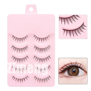 พร้อมส่ง ใหม่ ขนตาปลอม แบบนิ่ม ลายการ์ตูนอนิเมะ 5 คู่