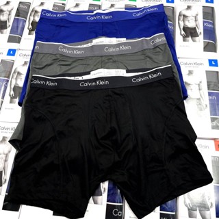 กางเกงใน CK Calvin Klein Men Underwear ทรง Boxer แพค 3 ตัว ของแท้ 100%