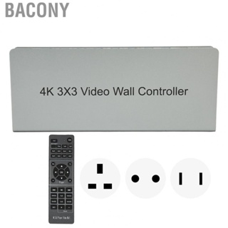 Bacony HD Multimedia Interface Video Wall Processor  1080P At 60Hz HD 4K Video Wall Controller Heat Dissipation Multiple Splicing Modes  for Laptops for Computers