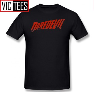 เสื้อยืด ผ้าฝ้าย 100% พิมพ์ลายกราฟฟิค Daredevil ขนาดใหญ่ สําหรับผู้ชาย