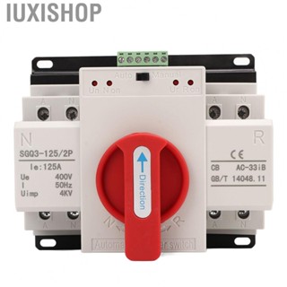 Iuxishop Dual Power Automatic Transfer Switch Dual Power Generator Changeover Switch 400V Quiet Running for Laboratory