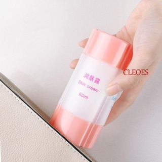 Cleoes ขวดรีฟิล 4 in 1 บรรจุสบู่เหลว เจลอาบน้ํา โลชั่น ล้าง ที่ใส่เครื่องสําอาง ห้องน้ํา เดินทาง ขวดนํากลับมาใช้ใหม่ได้