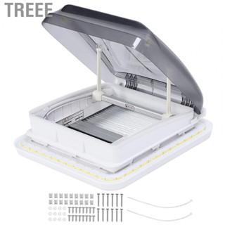 Treee Pushed Outwards Rv Skylight Window  Push and Pull Opening 60 Degree 402mm Length 402mm Width RV Roof Top Window Vent  for RV Caravan Motorhome