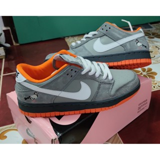 Jeff Staple x NK Dunk SB ลวดเย็บกระดาษ NYC Pigeon สีเทา ขาว เทาเข้ม 304292-011