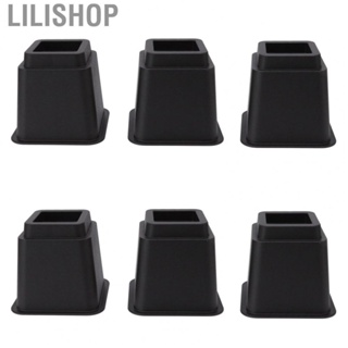 Lilishop Chair Riser Black Quadrate Trapezoidal Bed Risers for Office