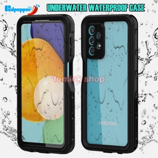 [Redpepper] Swimming Waterproof Phone Case for Samsung A23 A54 A34 A04S A33 A53 A13 A14 A42 A22 A03S A12 5G Underwater 5M Diving Case 360 Full Protect Cover เคสโทรศัพท์มือถือ กันน้ํา ป้องกัน