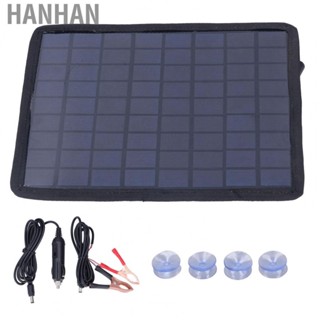 Hanhan 6W 18V Solar Panel  Portable Solar Car 12V   Charging Panel