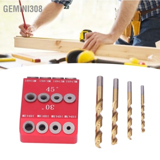 Gemini308 Hole Locator Drilling Kit Multi Angle Pocket Holes Doweling Jig 30° 45° 90° for Wood