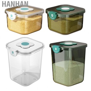 Hanhan Grain Storage Box  PET Silicone Kitchen Rice Container  for Home