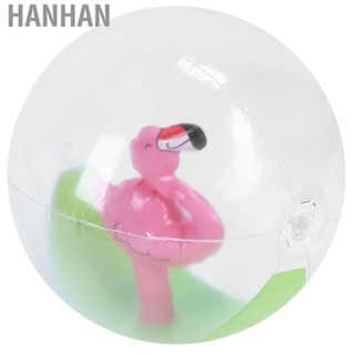 Hanhan Pool Toy Ball Tear Resistant Good Tightness Transparent Inflatable Beach