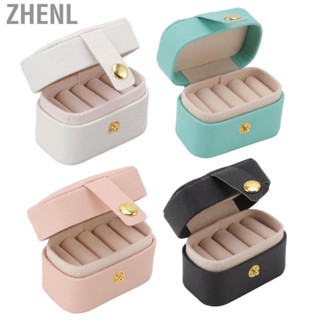 Zhenl Small Jewelry Box Travel Portable Jewelry Case Orderly Storage for Rings for Earrings