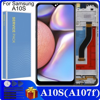 อะไหล่หน้าจอสัมผัสดิจิทัล LCD 6.2 นิ้ว A10S A107 แบบเปลี่ยน สําหรับ SAMSUNG Galaxy A10S A107F A107 100%