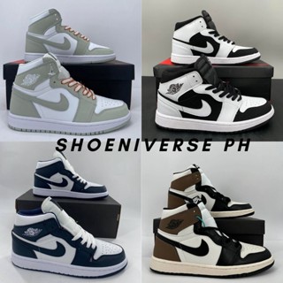 Jordan retro 1 High Cut รองเท้าผ้าใบ สําหรับผู้ชาย และผู้หญิง UXUI