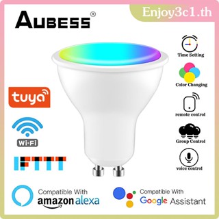 Tuya Wifi สมาร์ท Gu10หลอดไฟ Rgb Cct 4วัตต์หรี่แสงได้นำหลอดไฟฟังก์ชั่นการตั้งค่าเวลาสนับสนุนการควบคุมเสียงทำงานร่วมกับ Google ผู้ช่วย LIFE09