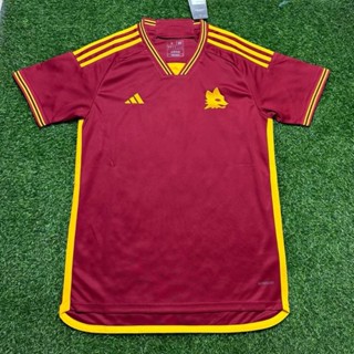 เสื้อกีฬาแขนสั้น ลายทีมชาติฟุตบอล Roma 23-24 ไซส์ S-XXL ชุดเหย้า สําหรับผู้ชาย AAA