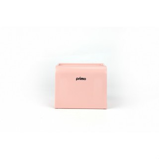 ShopKB-Primo กล่องใส่กระดาษชำระม้วนเล็ก พร้้อมที่วางสิ่งของ รุ่น BCQ08   สีชมพู ยืนหนึ่งในไทย