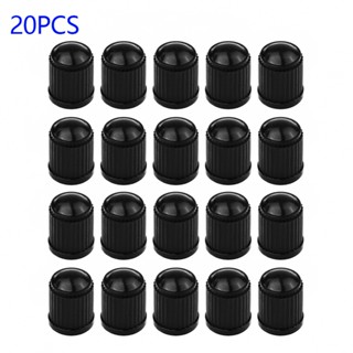 ⚡READYSTOCK⚡20PCS Universal Car-Tyre-Valve Black Bike Tyre Plastic Cap Dome Shape Dust-Valve