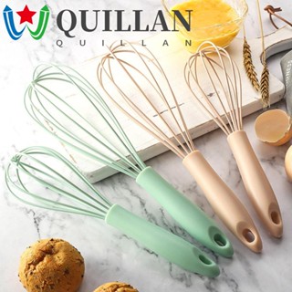 Quillan เครื่องตีไข่ซิลิโคนครีมเบเกอรี่หลากสีสําหรับทําอาหาร