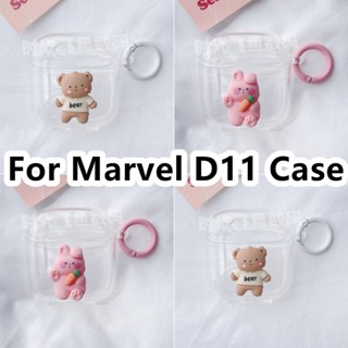 【Case Home】เคสหูฟัง แบบนิ่ม ลาย Marvel D11 สามมิติ สําหรับ Marvel D11