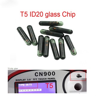 ชิปกุญแจรถยนต์ T5 TRANSPONDER VIRGIN GLASS T5 ID20 สําหรับ Honda 2.3 Passat B4 Elysee Buick [ชิ้นเดียว]