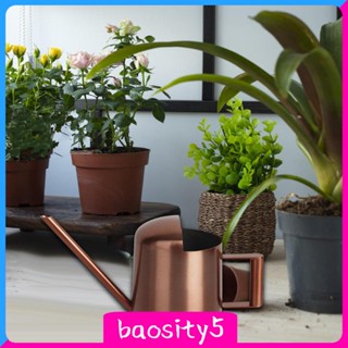 [Baosity5] บัวรดน้ําต้นไม้ สเตนเลส พร้อมพวยกายาว สําหรับรดน้ําดอกไม้ในสวน