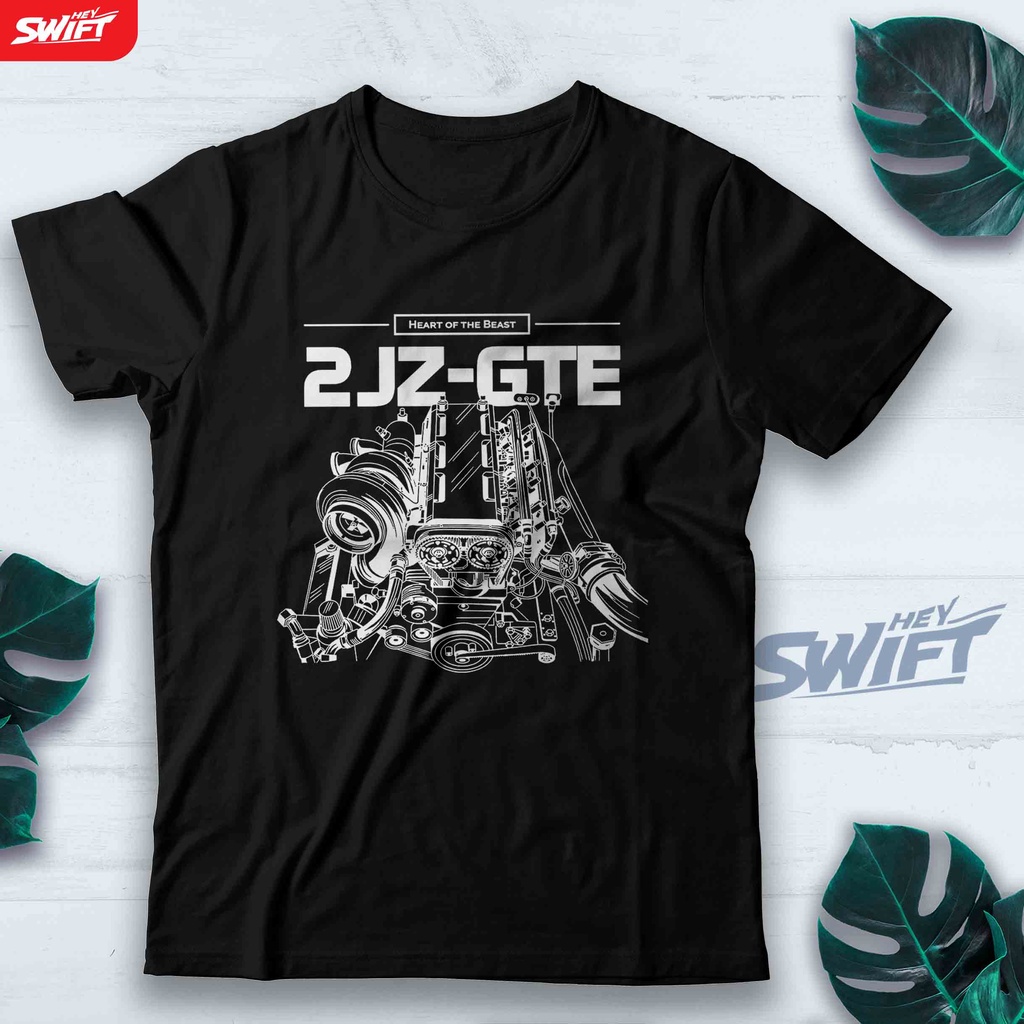 เครื่องยนต์ Kaos 2JZ GTE - MK4 Supra - JDM Racecar TSHIRT BAJU DISTRO ท็อปที