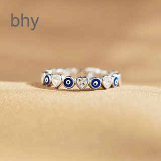 Bhy Lucky Evil Eye Cz แหวนนิรันดร์ น่ารัก สําหรับผู้หญิง