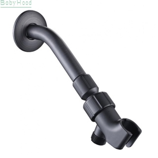 【Big Discounts】Shower Head Holder Universal Black G1/2" Brand New Shower Bracket Base#BBHOOD