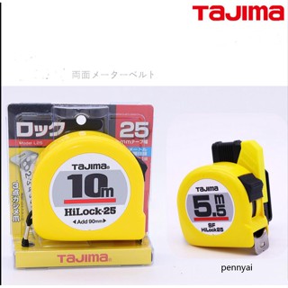 Tajima HILOCK เทปวัด ความแม่นยําสูง สองด้าน สไตล์ญี่ปุ่น คลาสสิก 2 เมตร -1 0 เมตร